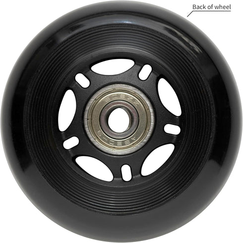 Flux 2 Pack 76mm RipStik Wheels 85A for Ripsurf Caster Board, Replacement Wheels with Bearings