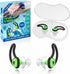 Hearprotek Ear Plugs for Swimming, Waterproof Silicone Water Earplugs for Adults, Juniors, Pool Shower Bathing