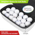 YOREPEK Golf Glove Holder with Removable Shaper - Protective Hard Shell Case Bag with 2 Dividers for Balls, Tees, Golf