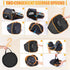2-Linked-Enclosed Portable Cat Playpen with Surround Tunnel, Areas, Ideal Cat Tent Outdoor or Cat Playpen for Indoor