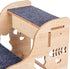 Jinhxofs 2 Dog Stairs, Pet Steps, Wooden Stairs, Small Animal Handrail, Non-Slip Mat, Suitable for Dogs and Cats, Bed