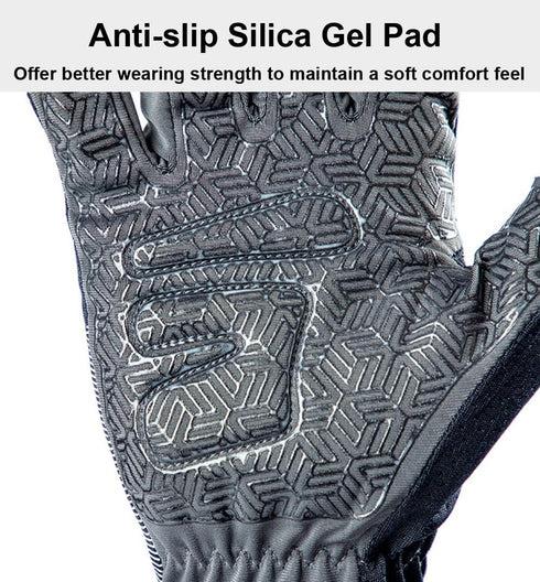 SUJAYU Full Finger Hiking & Cycling Gloves - Thin Gloves for Men & Women - UV Protection, Great for Adult Bikes
