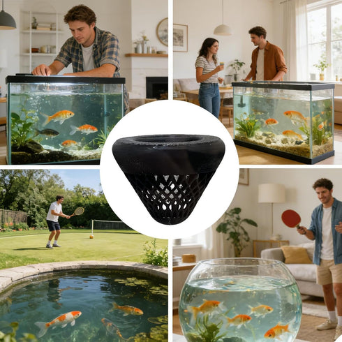 Generic 8x8x5.6cm, Fish Tank Plant Holder, Floating Cone-Shaped Design, Aquarium Floating Betta Fish Skins, Betta