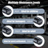 Grip Strength Trainer 4 Pack, 50LB-200LB Metal Hand Grip Strengthener for Muscle Building and Hand Rehabilitation