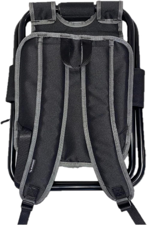 Generic 2 1 in Pickleball Bag and Foldable Chair, Adjustable Bag with Foldable Chair, Paddle Pocket, Compartment