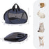 A4Pet Cat Travel Carrier - Collapsible Airline Approved Bag with Zipper Lock and Removable Washable Mat for Indoor &