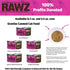 Natural Premium Minced Canned Cat Food in Gravy by Rawz, Made with Real Meat, 3 Ounce Cans, Pack of 18