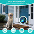 Yoiilifee 1000 IP65 60 (1Black) Dog Door Bell for Potty Training, Smart Wireless Doggie Doorbell to Go Outside, Feet
