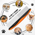 UGNEL 3PCS Pet Grooming Rake & Metal Comb & Flea Comb for Cats and Dogs, Double-Sided Dematting Tool, Extra-Wide
