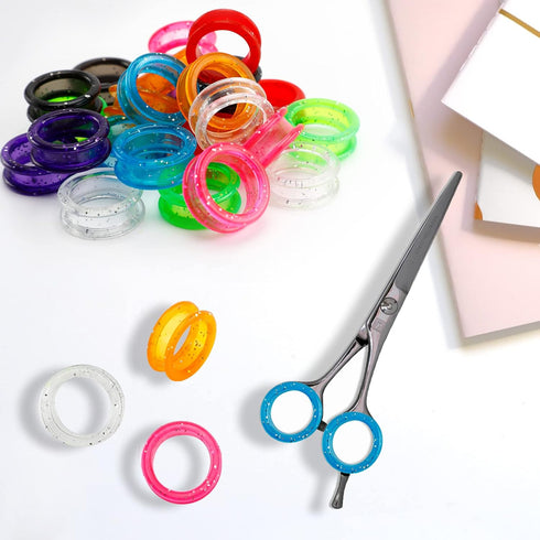 80-Piece Scissors Finger Rings - Professional Dog Grooming Scissors Accessories for Comfortable and Precise Pet Grooming
