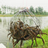 Generic Crab Catcher, Steel Wire Crab Net, Automatic Opening & Closing Steel Wire Trap Net, Soft Steel Wire