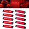 10Pcs Red Marine Boat Lights,Boat Interior Lights,12V Waterproof Boat Navigation Lights Courtesy