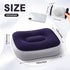 BrightRow 4 Pack 15 12 5.9 Inches Backpacking Inflatable Stadium Seat Cushion with Built-in Pump, x x Self-Inflating