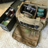 Waterproof Large Capacity Molle System Tactical Gun Range Bag for Handguns, Pistols, Ammo Magazine Accessories