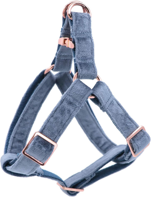 ARING PET Adjustable Heavy Duty Velvet No Pull Dog Halter Harness for Small to Large Dogs