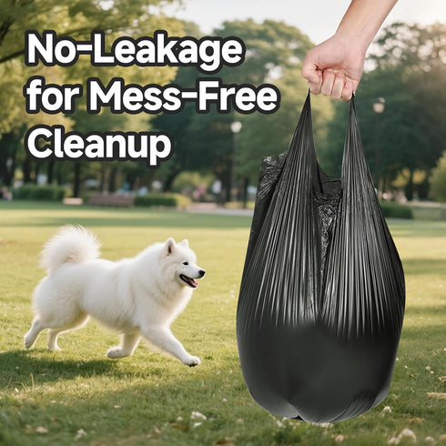 Eiszhjk 60 Count Hammer, Pooper Scooper Bags Compatible with Arm and Dog Waste Bags with Easy-Tie Handles, Extra Thick
