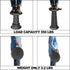 2026 52cm 550Ib Upgraded Taller Collapsible Stool with Cushion,Portable Seat,Telescoping Stools,Adujstable Camping