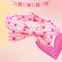 Lionheart Glory Dog Bow Collar, Valentine's Day Pink Collar with Bowtie for X-Large Dogs