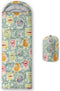 Kids Sleeping Bag for Boys and Girls - Monster Alien Print, Lightweight Warm Portable Waterproof Sleeping Bag