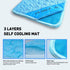 INSPECTOR TAIL Self Cooling & Traveling Mat, Washable Portable Pet Soft Pad for Indoor or Outdoor