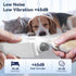 2-in-1 Trimmer 3 Dog Nail Clippers & Grinder with Light, Quiet Electric Pet Nail for Large Medium Small Dogs & Cats