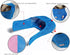 NACOCO Cat Muzzle, Breathable Mesh Pet Muzzle for Grooming, Anti Biting and Chewing (S, Blue)