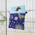 Wontee Small Pet Sleeping Pouch Sleep Bag, Warm Bed Hideout for Hamsters, Hedgehogs, Sugar Gliders, Squirrels (L, Blue