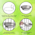 PETMAKER Stainless-Steel Hanging Pet Bowls, Large Feeder Dishes for Dogs & Cats, Set of 2, 48oz Each