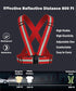 Reflective Running Gear Reflective Vest & Reflective Armband & Reflective Belt 3 Pcs Set, High Visibility Reflective Gear Night Cycling Walking Safety Vest Straps for Men Women Kids