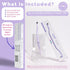 8mm RYERCAT Lavender Dual Sided Cat Toothbrush - Only Wide to fit into Cat's Mouth - Cat Dental Supplies