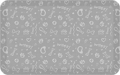 20 32, 106-P-2032-P2GB GelPro Designer Anti-Fatigue Comfort Floor Mat, x Puppy Play Grey Bone
