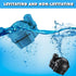 2 Pcs Algae Cleaning Scrapers, Aquarium Tank Glass Brush, Magnetic Cleaner for Fish Tank Cleaning (Blue, Coffee Black)