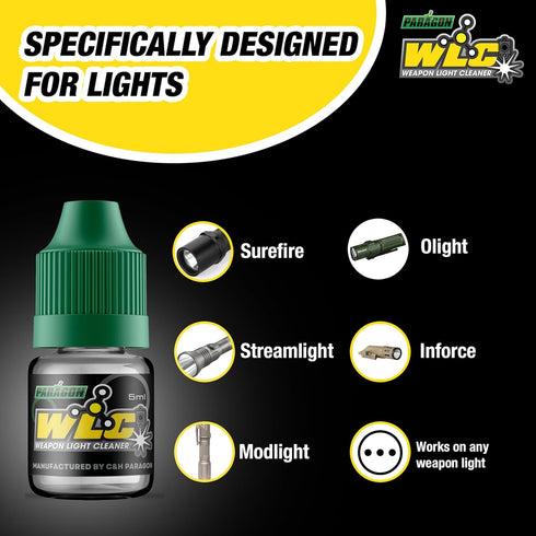 C+H Paragon WLC Tactical Flashlight Cleaner Wipes