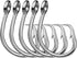 PASNMKvn 5Pcs Stainless Steel Circles Hook Big Game Fishing Hook Saltwaters Tunas Fishing Hook for Catfishes Bass Tunas