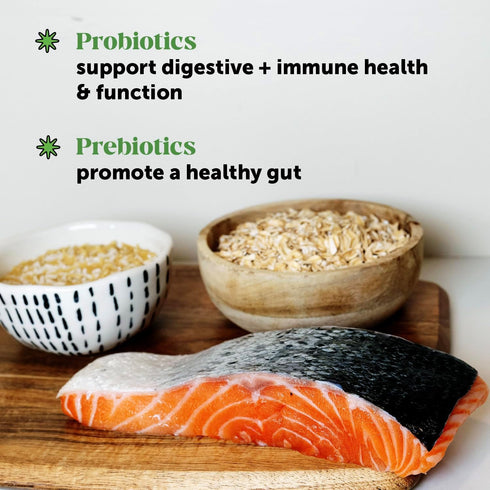 Immune Immunity, 30-Day Cat Probiotics Gut + Health Chews Crunchy & Creamy Cat Treats for Digestive Health, Gut Flora