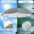 Fevbcnrj Chair Canopy Umbrella Compatible with GCI - Sunshade Attachment, Portable Umbrella for Beach Chair