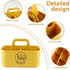 Dog Storage Organizer for Grooming Supplies,Portable Caddy Organizer for Pet Stuff,Divided Storage Bin for Dog Cat
