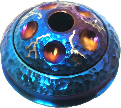 webead TC4 UFO Shape Titanium Beads for EDC DIY Paracord Accessories, Knife Lanyard Beads, Necklace Pendant Charms