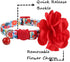 BoomBone Flower Cat Collar, Floral Accessories for Girl Puppies