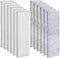 Pangda 12 Pcs Carbon Filter Foam Pads and Foam Filters Compatible with U4