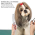 EVTSCAN Pet Grooming Comb, Curved Stainless Steel Knot Comb for Dogs, Poodle Grooming Deshedding Tool, 1PCS
