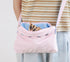 Set) Meow&Woof Sugar Glider Bonding Pouch Bundle Small Pet Carrier Bag Sling with Strap (Blue + Pink Critter Cuddler