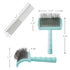 Large Firm Slicker Brush & Pet Comb Value Kit, Extra Long Pin Brush for Goldendoodles, Large Dog Grooming Wire Brush,