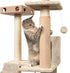 Furhaven Scratching Post Cover for Indoor Cats, Fits 3.5" Diameter Posts, Durable Tiger Tough Carpet - Cream, Small