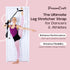 Leg Stretcher Strap, Stretch Bands for Exercise and Training, Flexibility Equipment, Gymnastics Stretching Strap