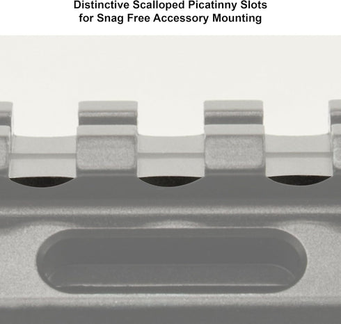 UTG Leapers MT-RSX5S Inc Super Slim Picatinny Riser Mount, 1/2" Height, 3 Slots, Black
