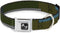 Dog Collar Seatbelt Buckle, Hash Mark Stripe Black Multi Color, 1.5 Inch Wide, 13 to 18 Inches