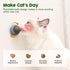 Potaroma 4 Pcs Catnip Ball Toys - 3 Silvervine Catnip Toys and 1 Edible Cat Energy Ball for All Breeds