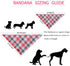 ARING PET Christmas Dog Bandanas, Red Green Pink Holiday Pet Bandana Scarf Triangle Bibs for Puppy Small Medium Large