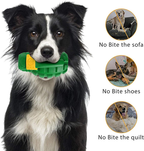 Dog Toys for Aggressive Chewers, Indestructible Heavy Duty Chew Toy for Large Dogs (Green)